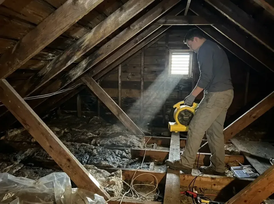 attic-water-damage-drying-proc-007 — frequently asked questions, Emergency Water Extraction & 24/7 Flood Response in Byram,…